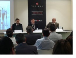 D. Iv�n Solano, D. Francisco Vaciero y D. Eduardo Serrano durante la jornada
